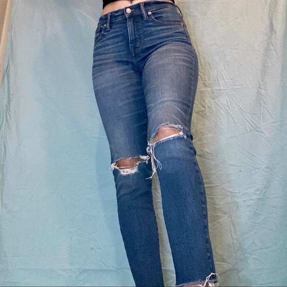 Madewell High Rise Skinny Skinny Jeans - Picture 2 of 5
